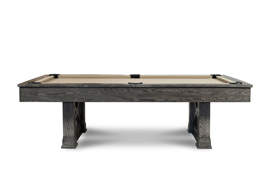 Nixon Nora 7' Slate Pool Table in Charcoal Finish w/ Dining Top Option