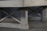 Nixon Nora 7' Slate Pool Table in Whitewash Finish w/ Dining Top Option