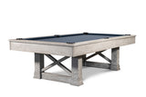 Nixon Nora 7' Slate Pool Table in Whitewash Finish w/ Dining Top Option