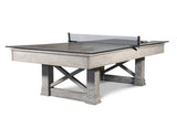 Nixon Nora 7' Slate Pool Table in Whitewash Finish w/ Dining Top Option