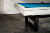 Nixon Mckay Slate Pool Table 8' Slate Pool Table in Whitewash Finish