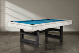 Nixon Mckay Slate Pool Table 8' Slate Pool Table in Whitewash Finish