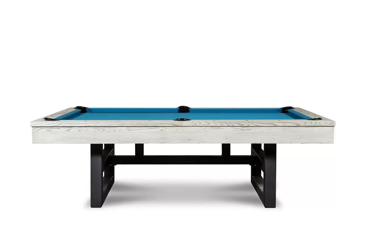 Nixon Mckay Slate Pool Table 8' Slate Pool Table in Whitewash Finish