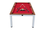 Playcraft Glacier 7' Pool Table with Dining Top