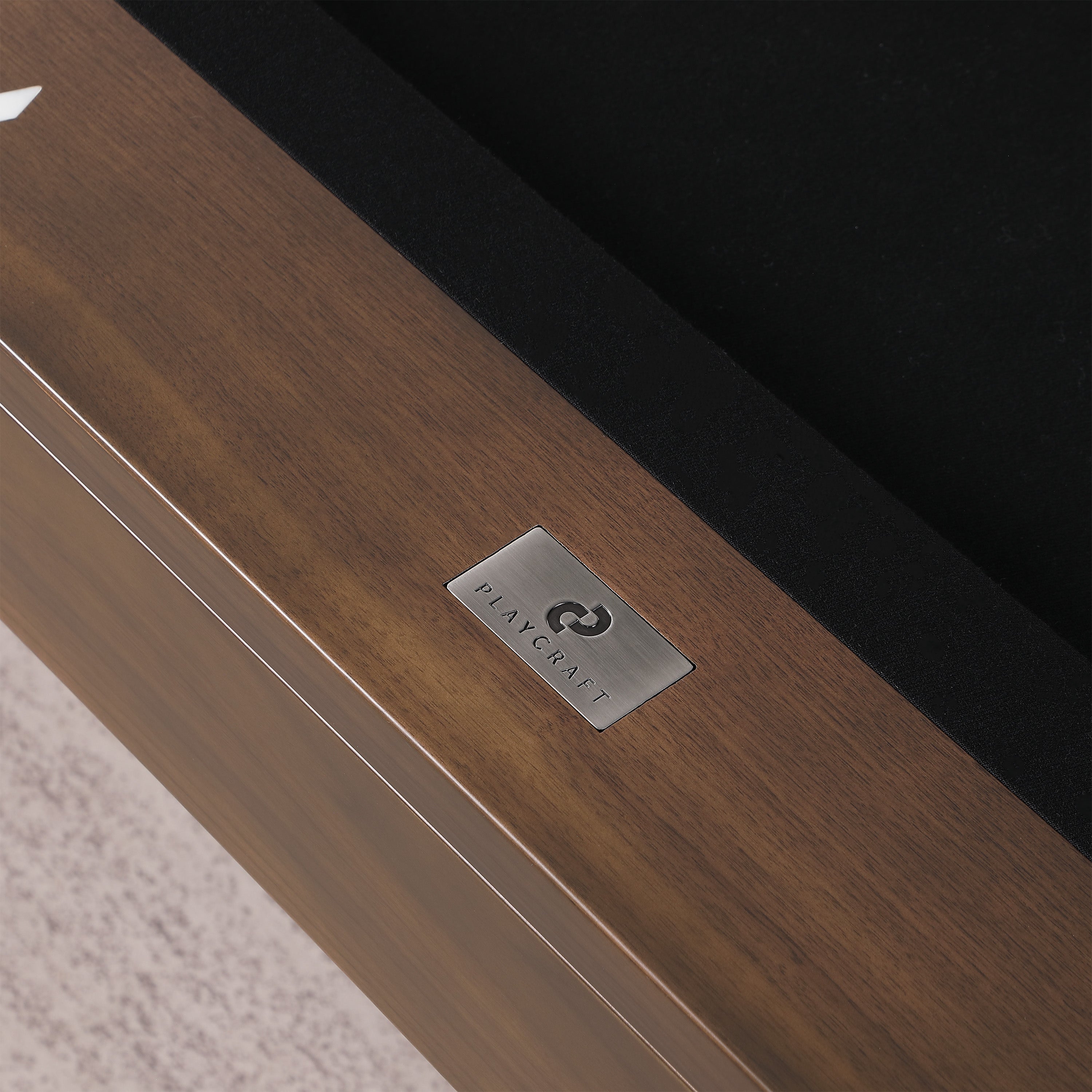 Playcraft Stella 8' Slate Pool Table in Walnut Gray