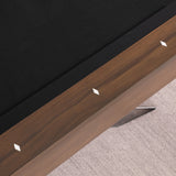 Playcraft Stella 8' Slate Pool Table in Walnut Gray