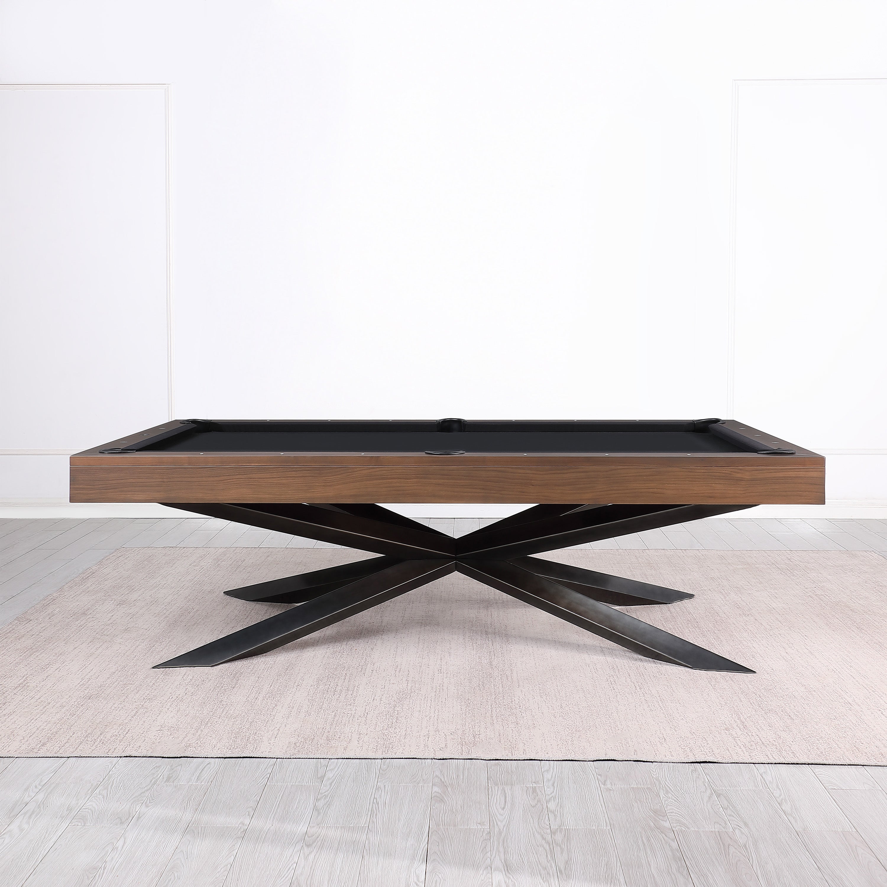Playcraft Stella 8' Slate Pool Table in Walnut Gray