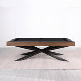 Playcraft Stella 8' Slate Pool Table in Walnut Gray