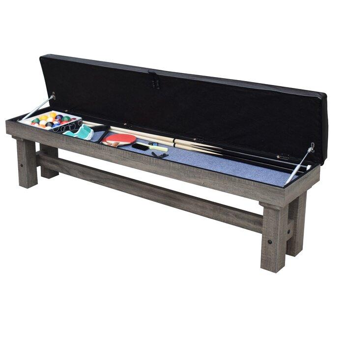 Hathaway Logan 7-ft 3 in 1 Pool Table with Benches