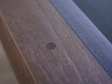 Nixon CrissyCross 7' Slate Pool Table in Brownwash Finish w/ Dining Top Option