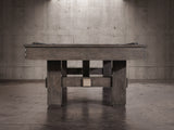 Nixon Kemp 8' Slate Pool Table in Grayson Grey Finish w/ Dining Top Option