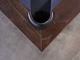 Nixon Nora 8' Slate Pool Table in Brownwash Finish w/ Dining Top Option