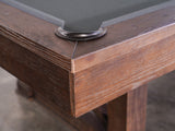 Nixon Nora 8' Slate Pool Table in Brownwash Finish w/ Dining Top Option