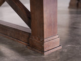 Nixon Nora 8' Slate Pool Table in Brownwash Finish w/ Dining Top Option