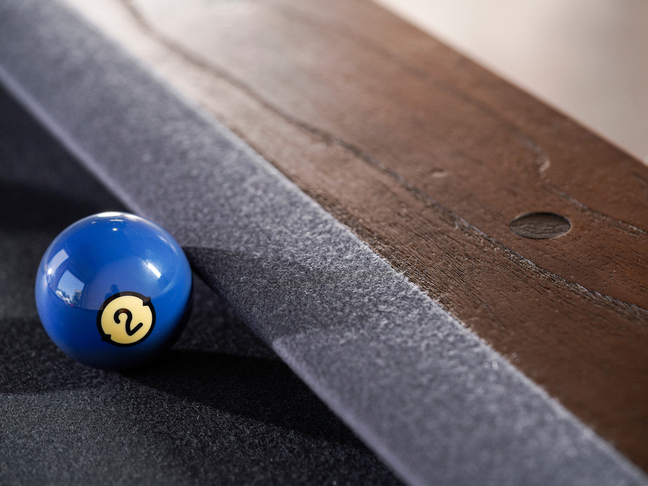 Nixon Nora 7' Slate Pool Table in Brownwash Finish w/ Dining Top Option