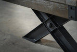 Nixon Portland 8' Slate Pool Table in Barnwood Finish w/ Dining Top Option