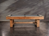 Nixon Presli 8' Slate Pool Table in Native Acacia Finish w/ Dining Top Option