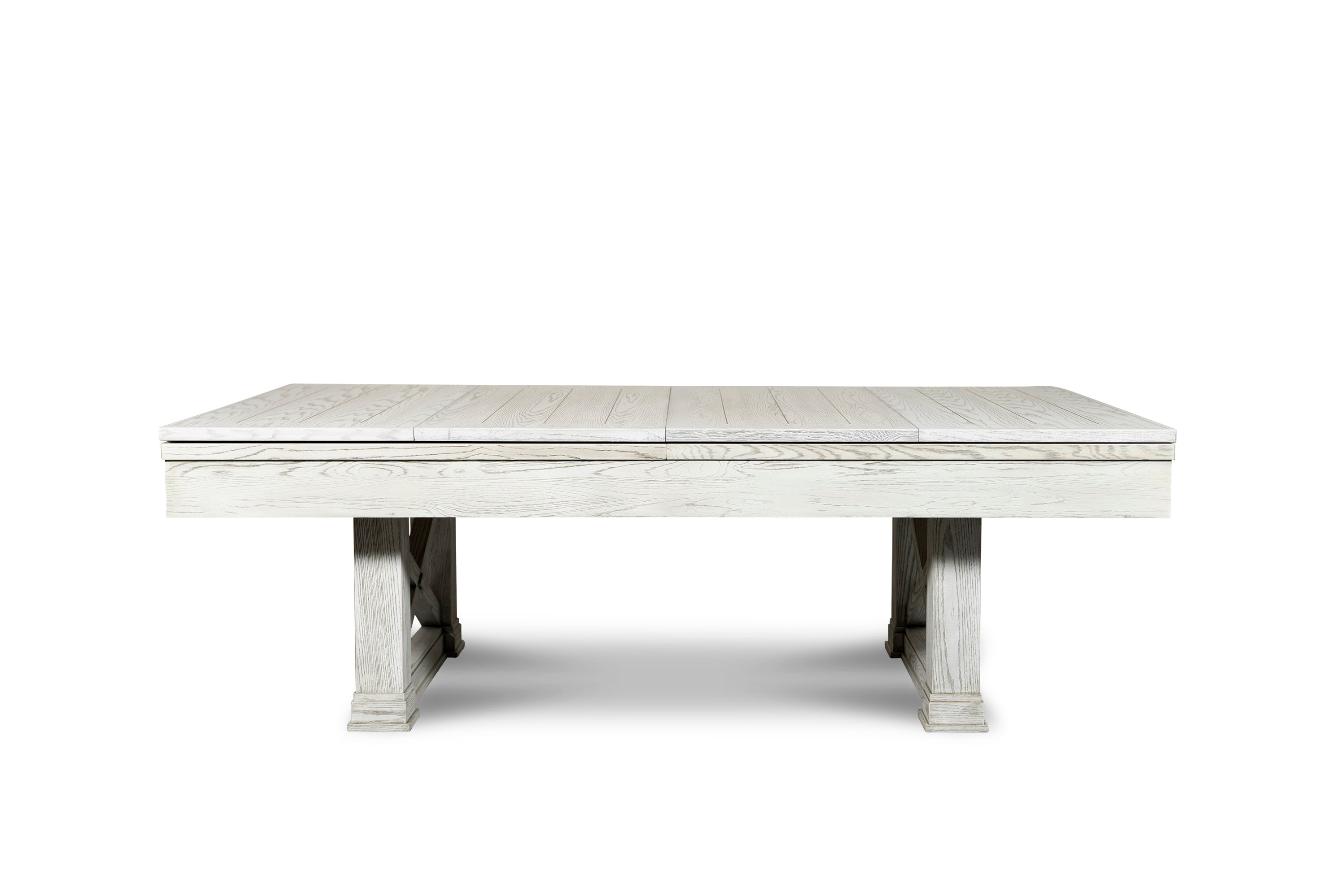 Nixon Nora 7' Slate Pool Table in Whitewash Finish w/ Dining Top Option