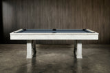 Nixon Nora 7' Slate Pool Table in Whitewash Finish w/ Dining Top Option