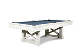 Nixon Nora 7' Slate Pool Table in Whitewash Finish w/ Dining Top Option