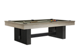 American Heritage Billiards Vancouver 8' Slate Pool Table In Natural and Black Ash