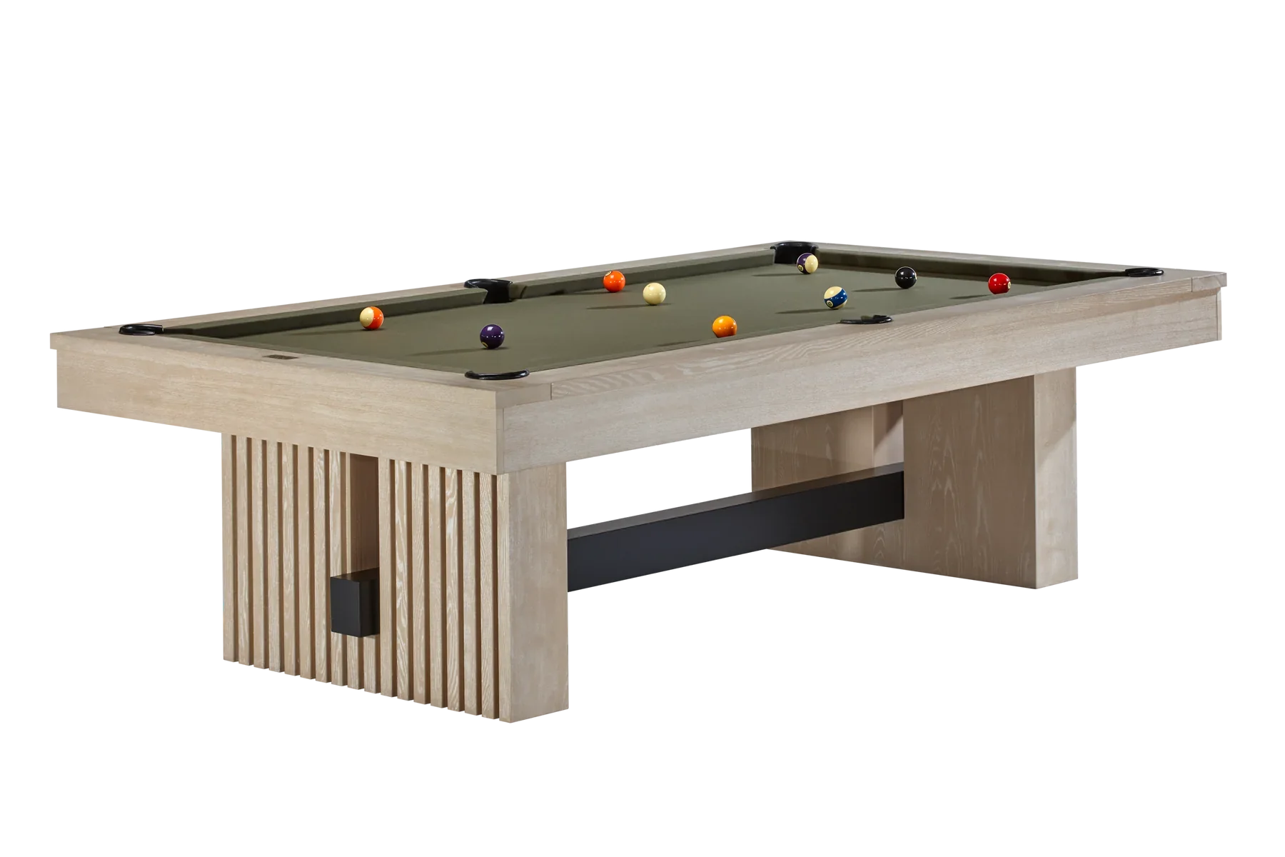 American Heritage Billiards Vancouver 8' Slate Pool Table In Natural Ash