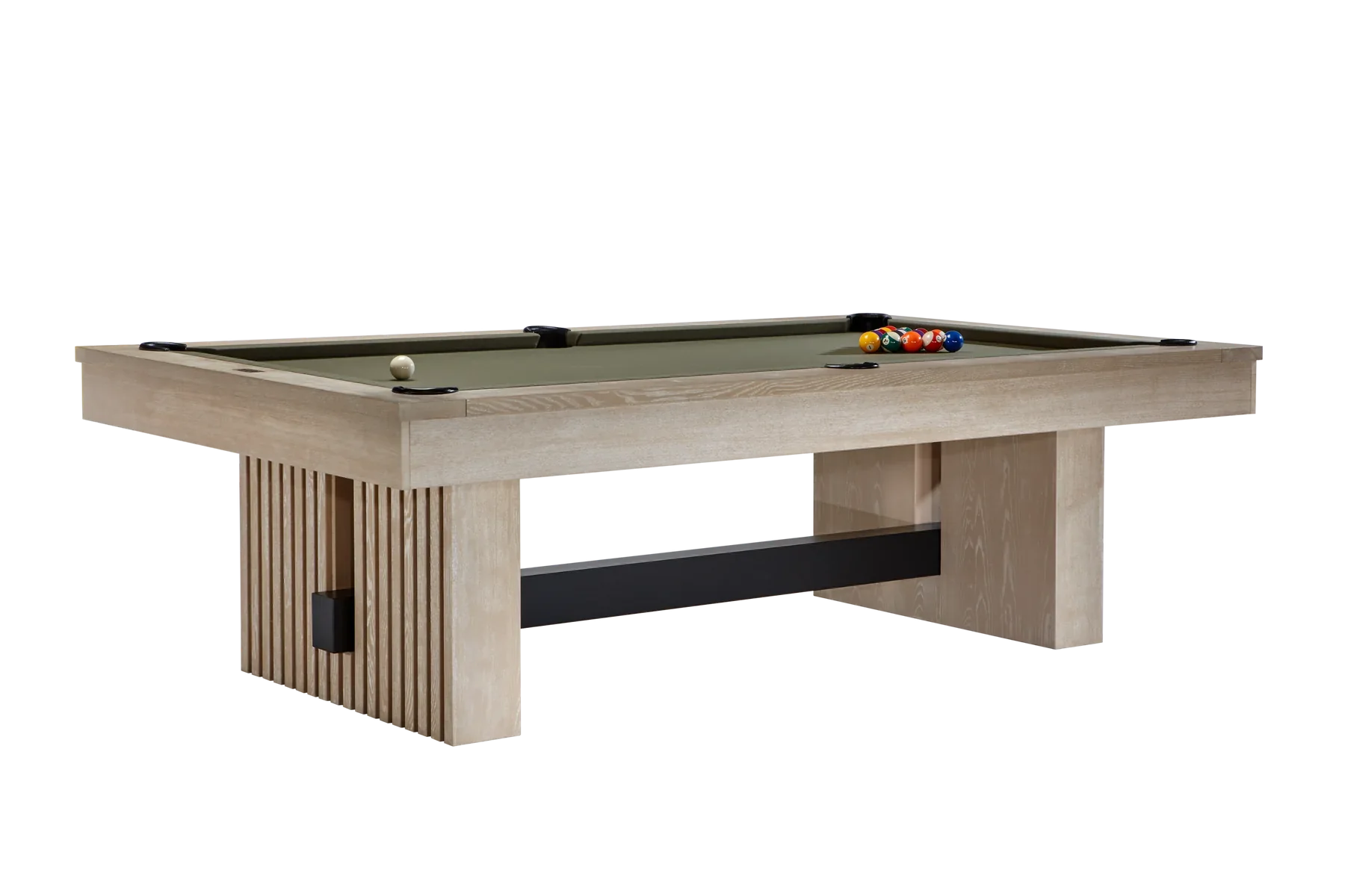 American Heritage Billiards Vancouver 8' Slate Pool Table In Natural Ash