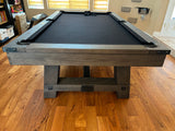 7' Playcraft Yukon River Slate Pool Table in Weathered Fieldstone
