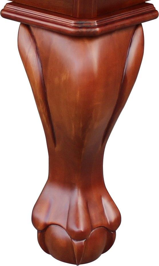 Playcraft Charles River 8' Slate Pool Table w/ Leather Drop Pockets