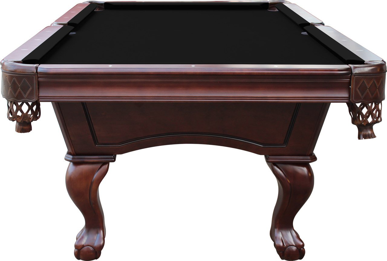 Playcraft Charles River 8' Slate Pool Table w/ Leather Drop Pockets