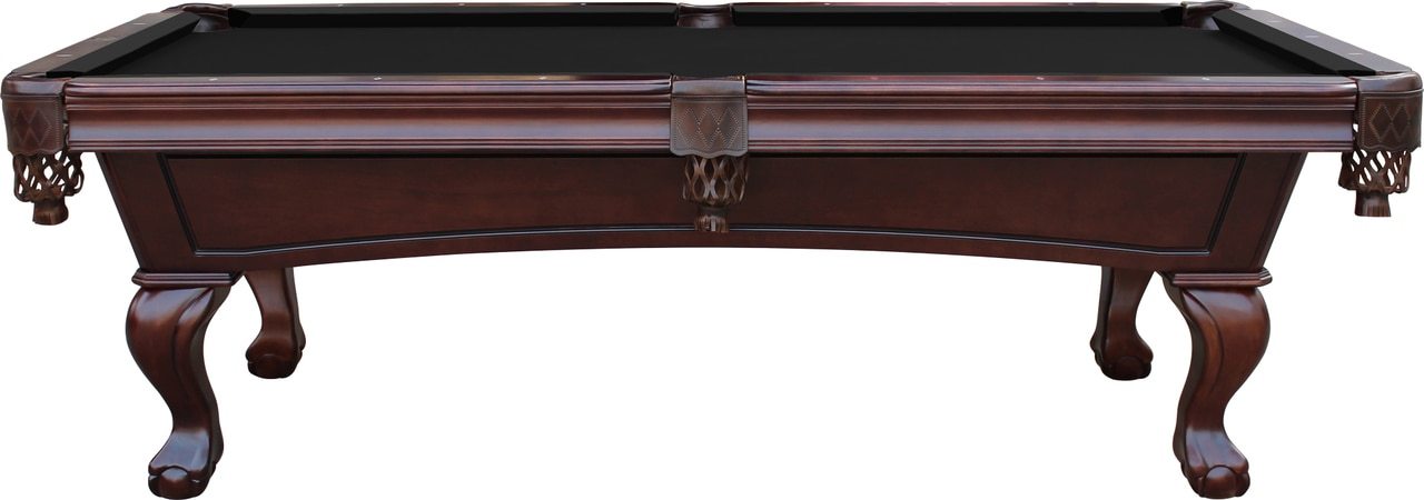 Playcraft Charles River 8' Slate Pool Table w/ Leather Drop Pockets