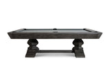 Nixon Birdy 8' Slate Pool Table in Grayson Grey Finish w/ Dining Top Option