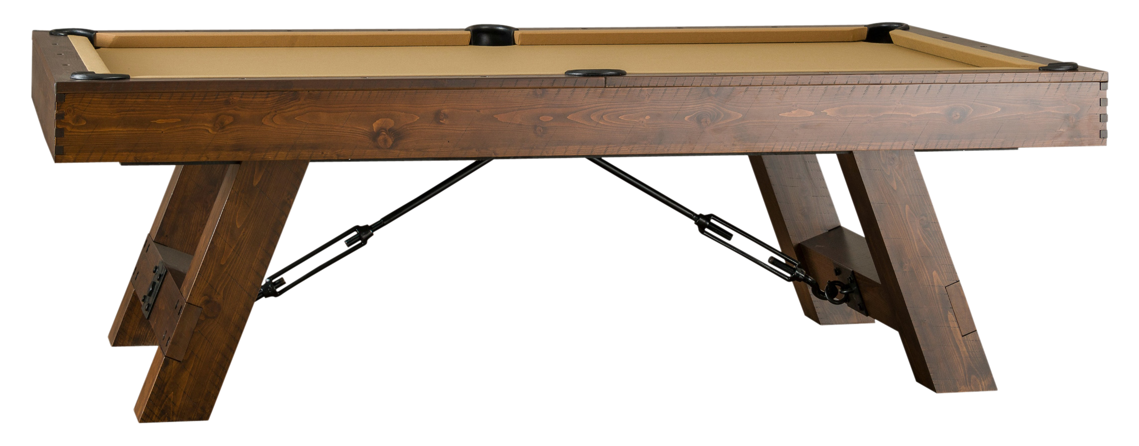 American Heritage Savannah 7' Slate Pool Table in Sable