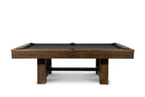 Nixon Rocky 7' Slate Pool Table in Brownwash Finish w/ Dining Top Option