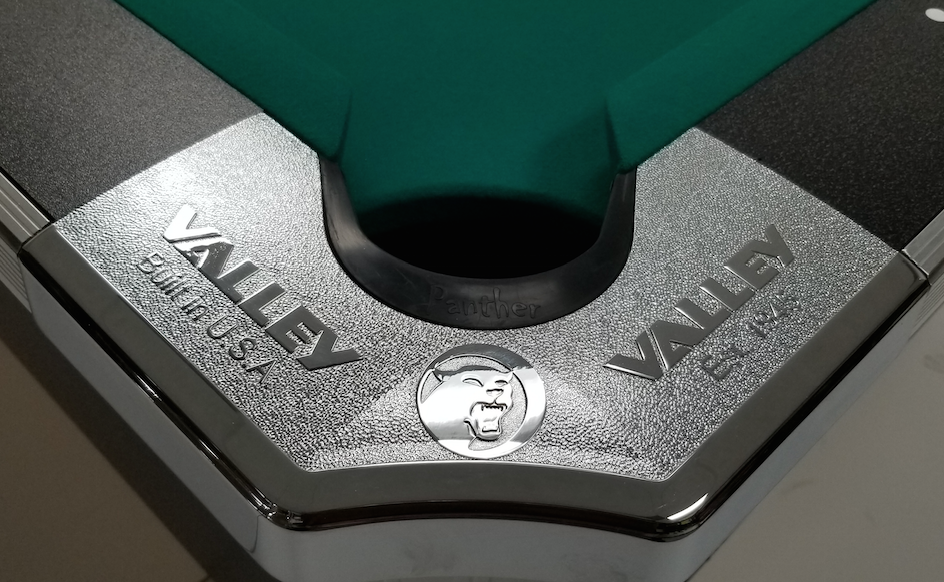 Valley Panther ZD 12 Dakar Ebony Coin Operated Pool Table