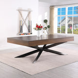 Playcraft Stella 8' Slate Pool Table in Walnut Gray