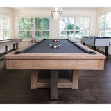 American Heritage Billiards Abbey 8' Slate Pool Table in Antique Grey