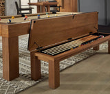 American Heritage Alta Multi-Functional Storage Bench in Brushed Walnut