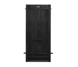 American Heritage Alta Wall Mounted 6 Cue Holder Rack in Black Ash