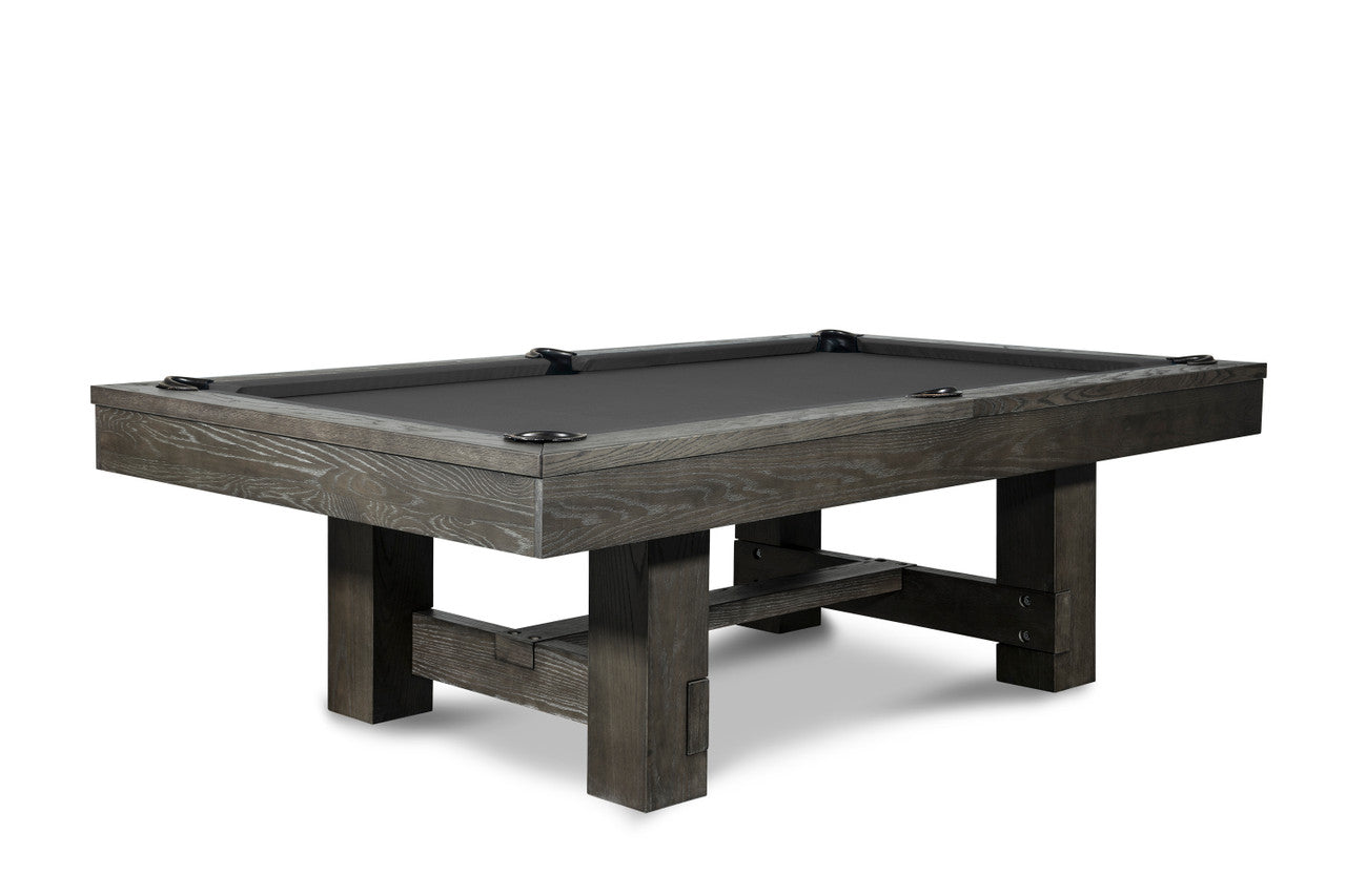 Nixon Rocky 7' Slate Pool Table in Charcoal Finish w/ Dining Top Option