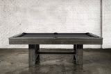 Nixon Rocky 8' Slate Pool Table in Charcoal Finish