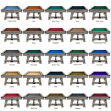 Playcraft Yukon River Slate Pool Table in Northern Drift