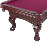 Carmelli Augusta 8' Non-Slate Pool Table in Mahogany Finish