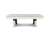 Nixon Nora 8' Slate Pool Table in Whitewash Finish