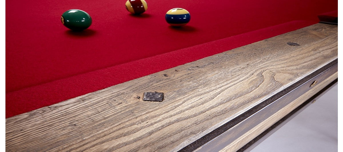 Brunswick Billiards Edinburgh 8' Slate Pool Table in Weathered Oak