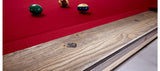 Brunswick Billiards Edinburgh 8' Slate Pool Table in Weathered Oak