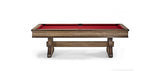 Brunswick Billiards Edinburgh 8' Slate Pool Table in Weathered Oak