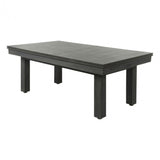 Rene Pierre Billiards Lafite Grey Pool Table with Dining Top