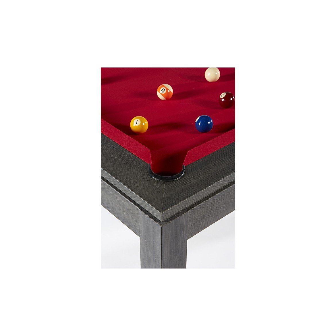 Rene Pierre Billiards Charme Grey with Dining Top