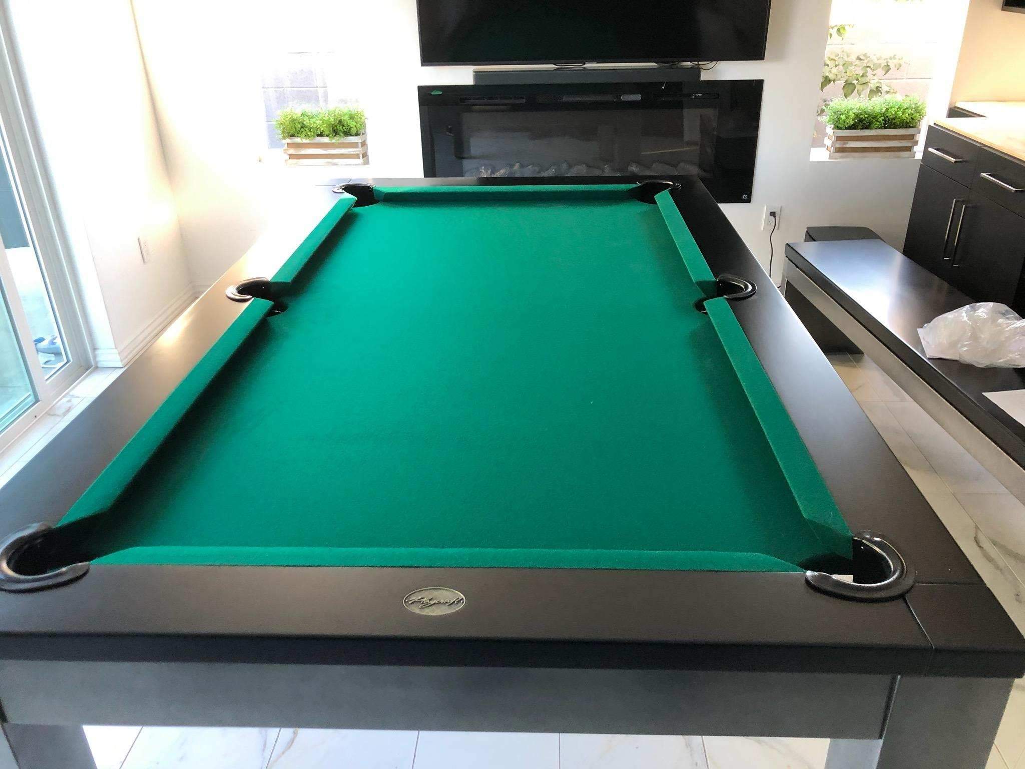 Playcraft Monaco 7' Slate Pool Table with Dining Top